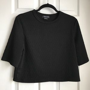 TROUVE black cropped top. Size S